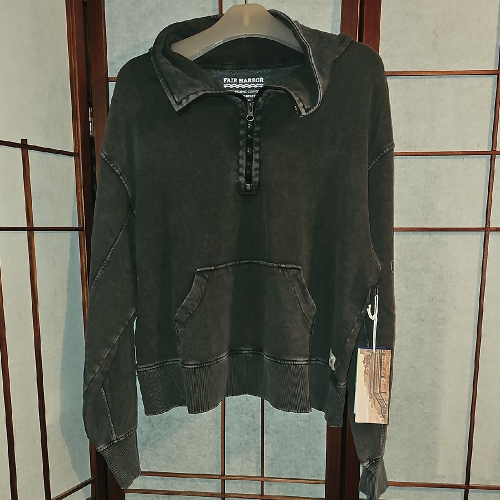 NWT Fair Harbor The Saltaire Half-Zip